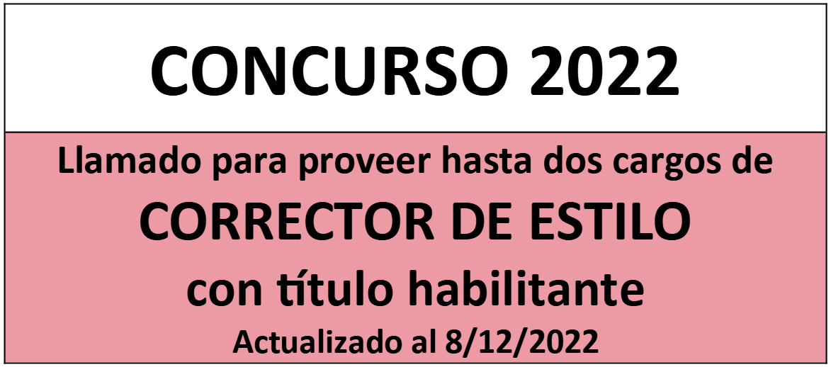 Concurso Corrector de Estilo