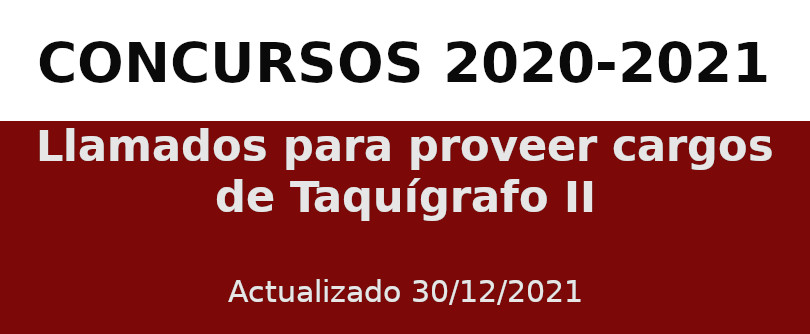 CONCURSO TAQUIGRAFIA 2020 - Taquígrafo II